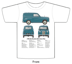 Austin A35 Van 1963-66 T-shirt Front